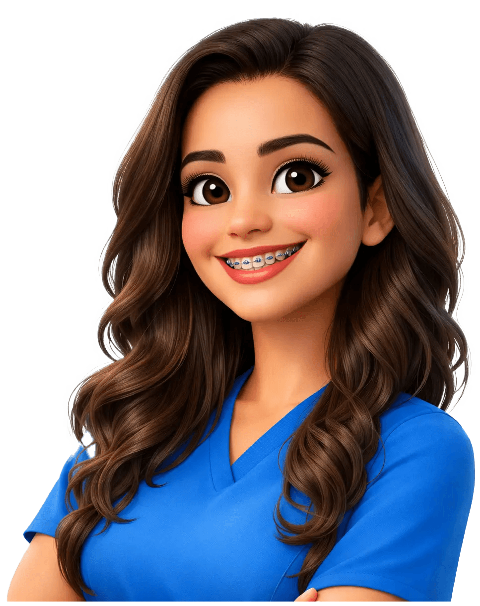 Cirujana pediatra en consulta explicando el plan de tratamiento a una familia